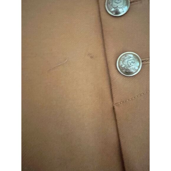 J.Crew Mustard Gold Wool A-Line Skirt - Size 8 - Button Front - FA16 - Picture 7 of 10